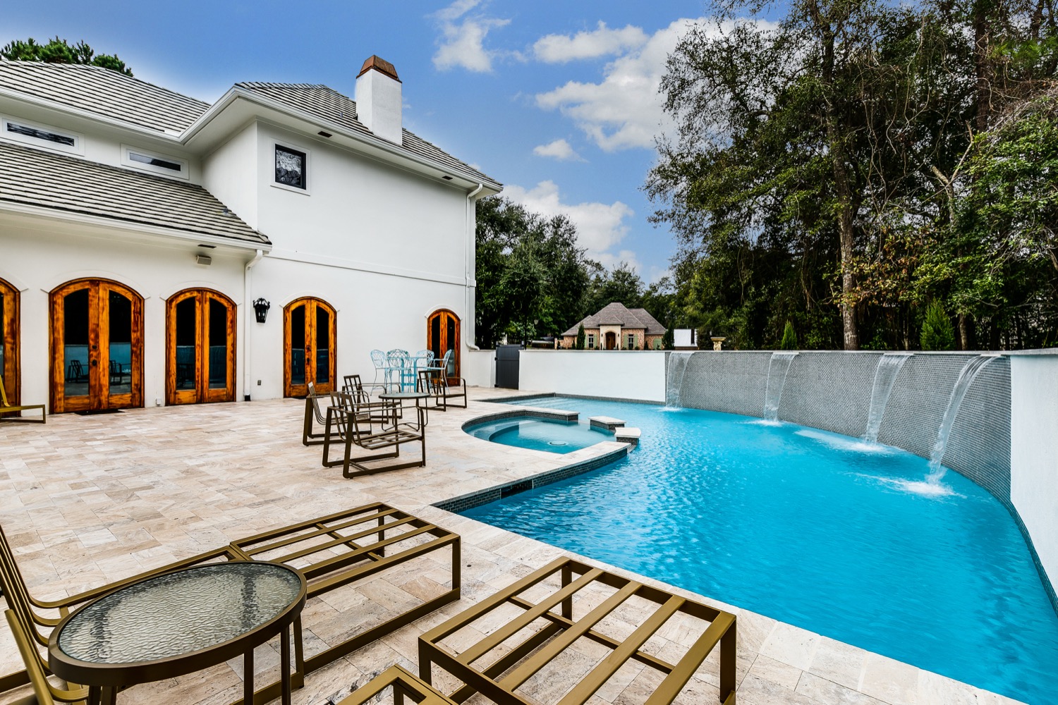 Custom pool build in Fairhope